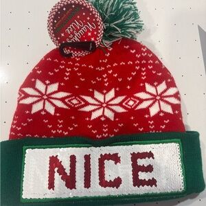 Holiday Snowflake Beanie